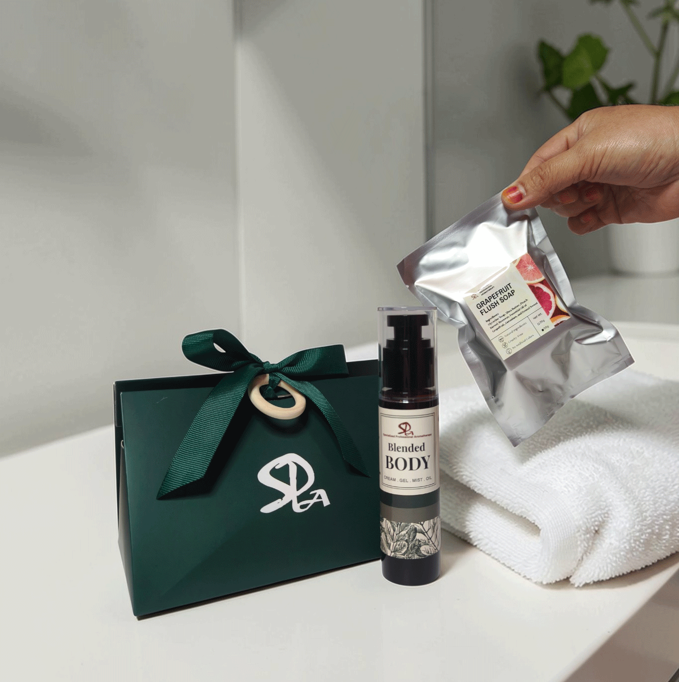 Grapefruit Flush Duo Set A